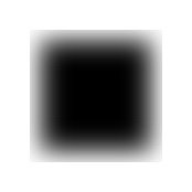 A blurred box being clipped by SVG.