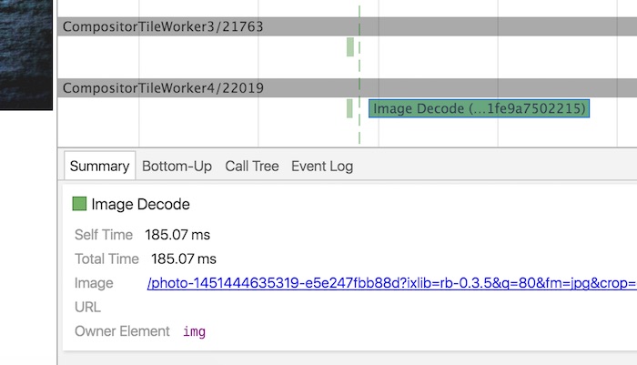 Image decoding can be a source of checkboarding and jank. What if there was a way to work around it without resorting to a cluster of horror hacks? Step right up and meet my new friend createImageBitmap!